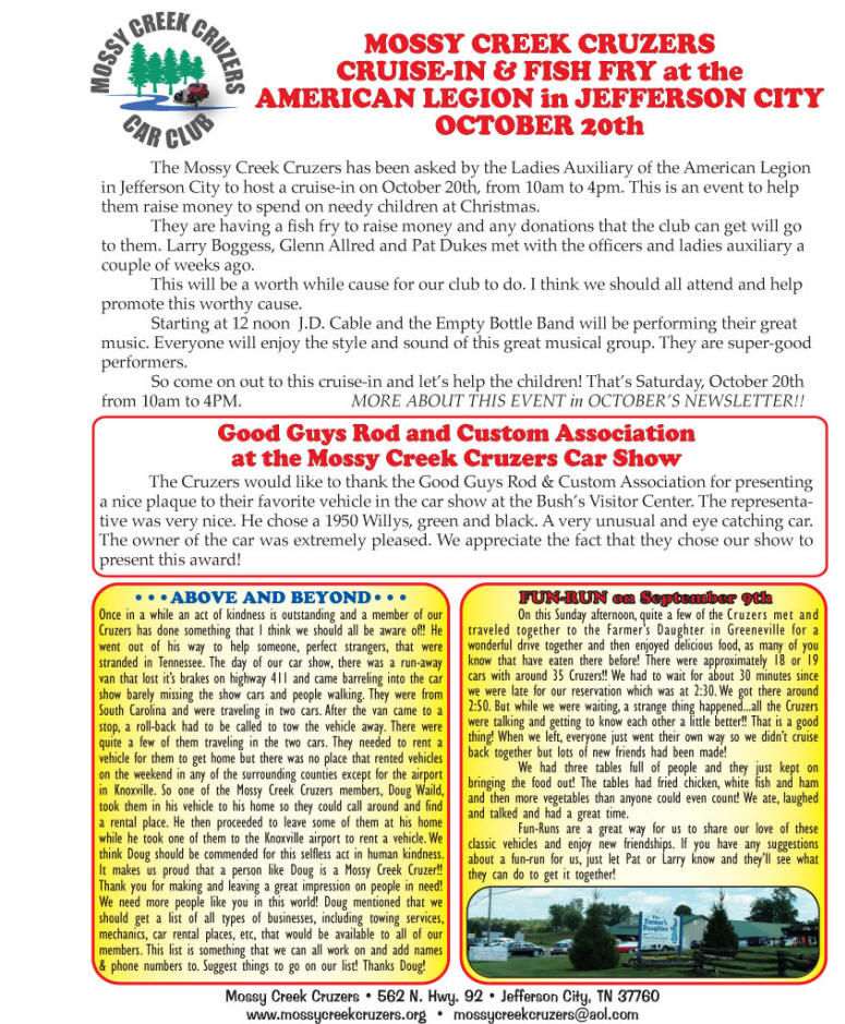 September 2012 Newsletter Page 8