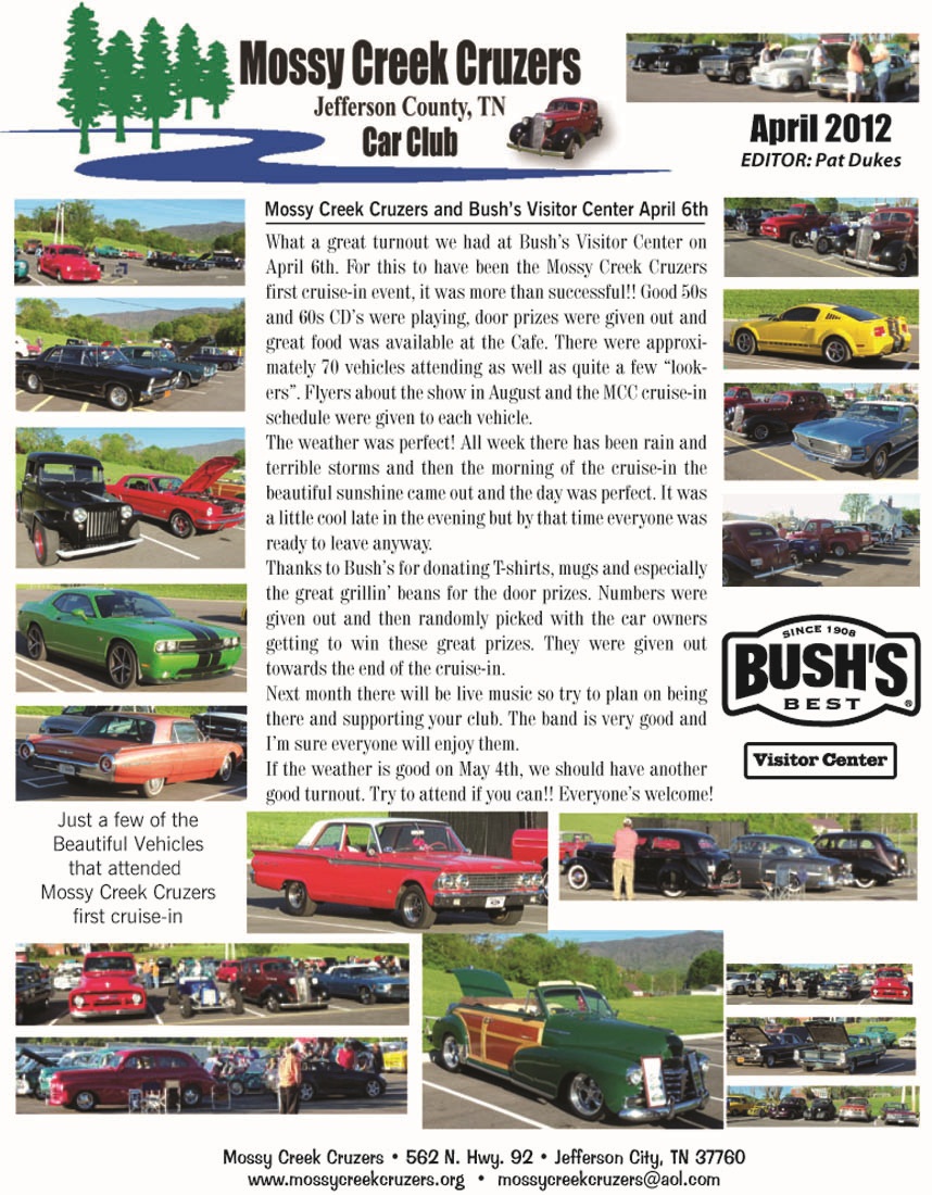 April 2012 Newsletter Page 1